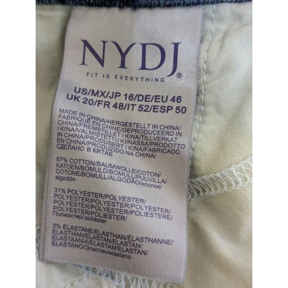 NYDJ womens Jeans Sz 16"Fit is everything" Lift and Tuck technology Waist 38 - Picture 2 of 8
